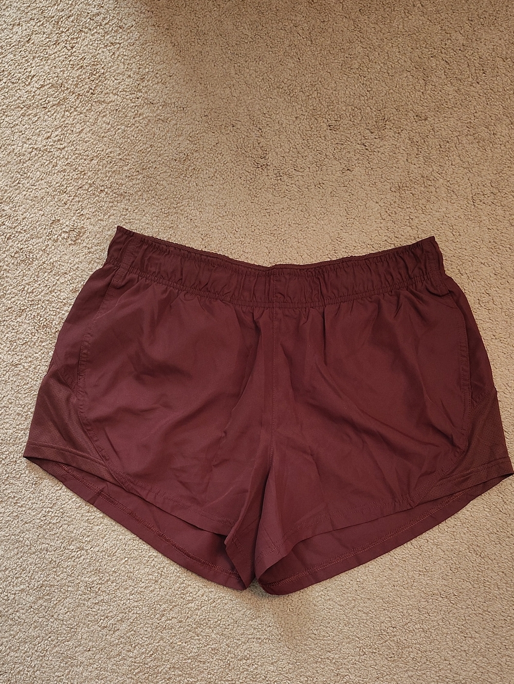 Athletic Works Women’s Athletic Shorts in Burgundy